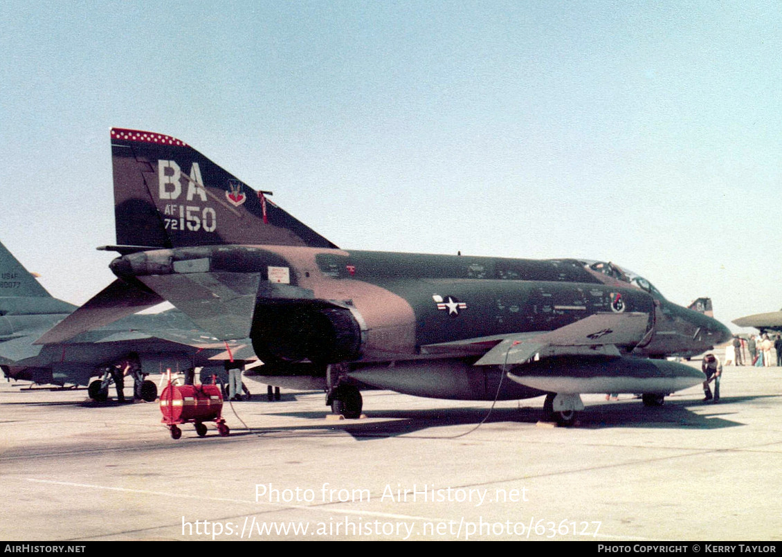 Aircraft Photo of 72-0150 / AF72-150 | McDonnell Douglas RF-4C Phantom II | USA - Air Force | AirHistory.net #636127