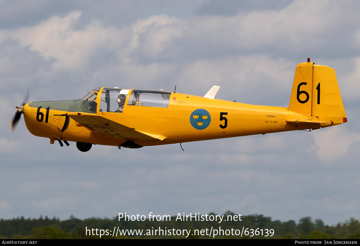 Aircraft Photo of SE-LAR / 50061 | Saab 91B Safir | Sweden - Air Force | AirHistory.net #636139