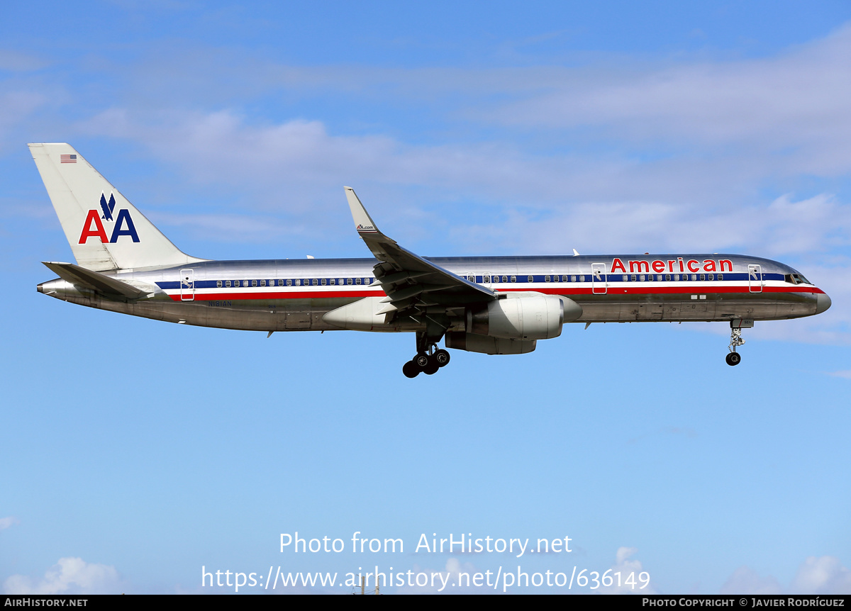 Aircraft Photo of N181AN | Boeing 757-223 | American Airlines | AirHistory.net #636149