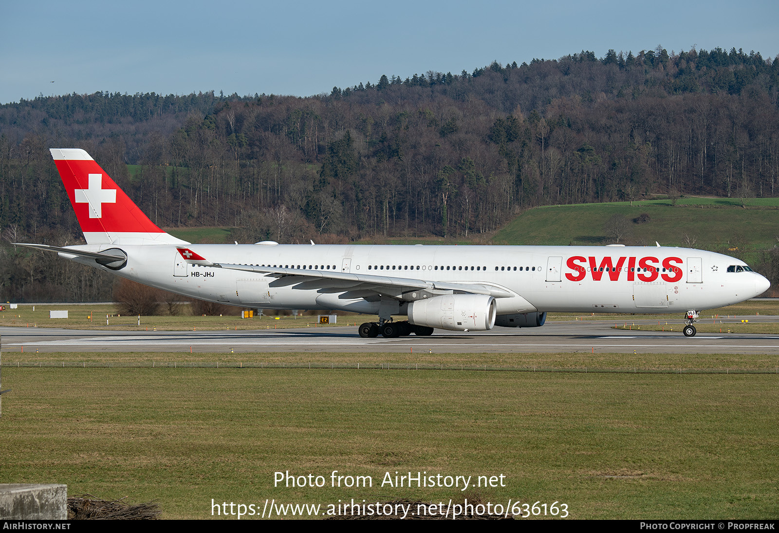 Aircraft Photo of HB-JHJ | Airbus A330-343 | Swiss International Air Lines | AirHistory.net #636163