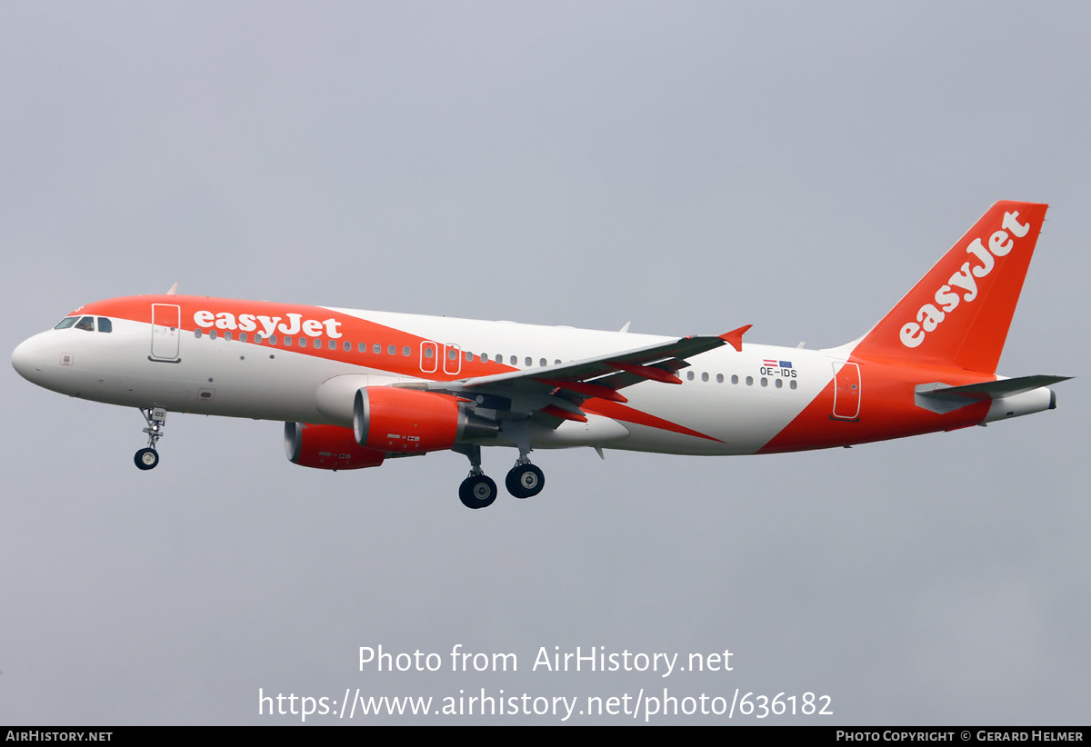 Aircraft Photo of OE-IDS | Airbus A320-214 | EasyJet | AirHistory.net #636182