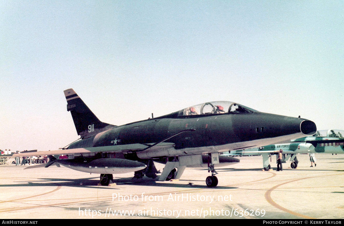 Aircraft Photo of 56-3911 / AF56-911 | North American F-100F Super Sabre | USA - Air Force | AirHistory.net #636269