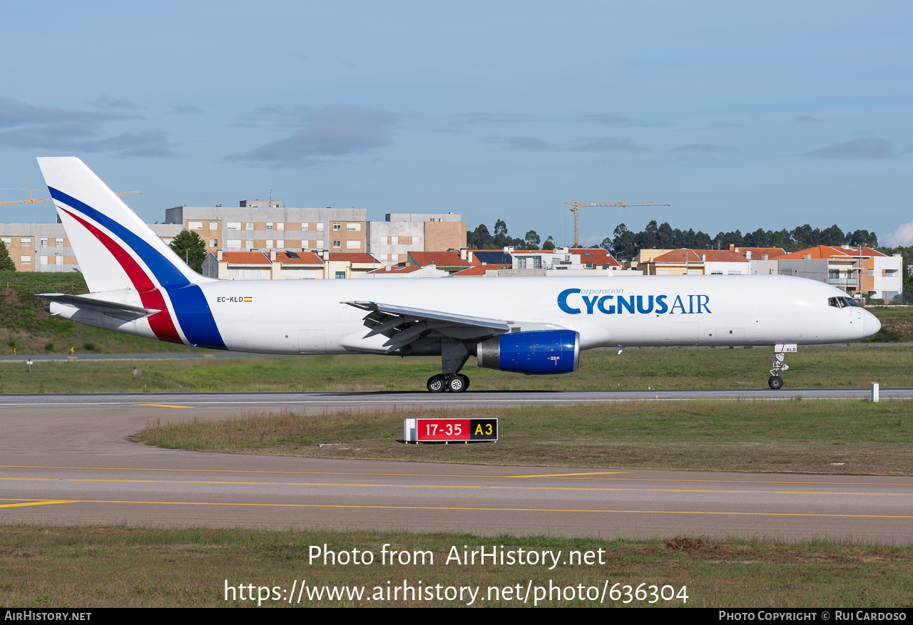 Aircraft Photo of EC-KLD | Boeing 757-236(PCF) | Cygnus Air | AirHistory.net #636304