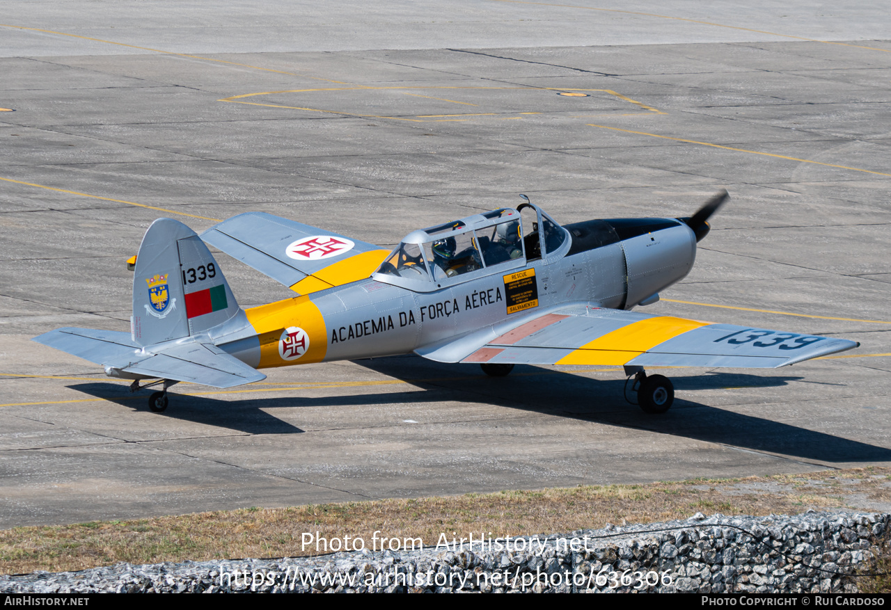 Aircraft Photo of 1339 | De Havilland Canada DHC-1 Chipmunk Mk20 | Portugal - Air Force | AirHistory.net #636306