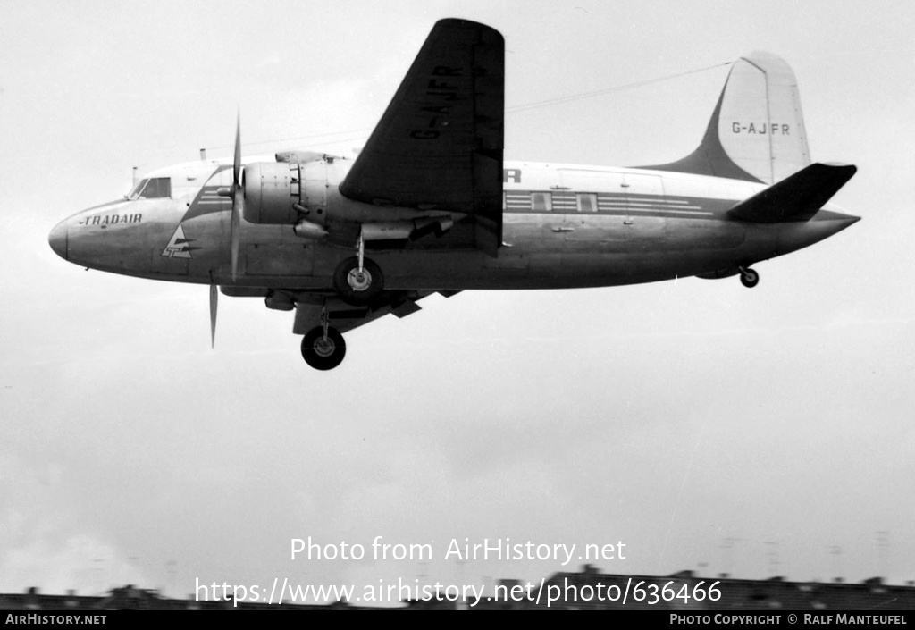 Aircraft Photo of G-AJFR | Vickers 627 Viking 1B | Tradair | AirHistory.net #636466