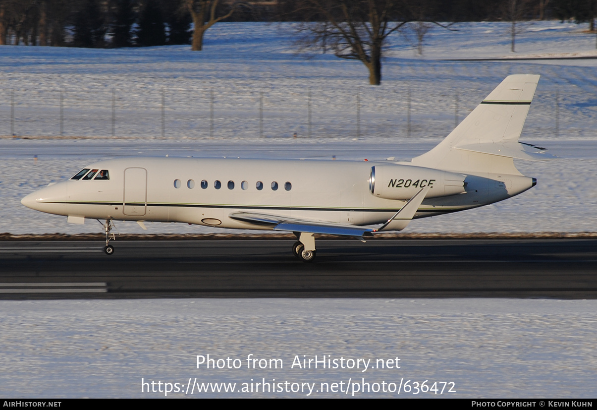 Aircraft Photo of N204CE | Dassault Falcon 2000LX | AirHistory.net #636472