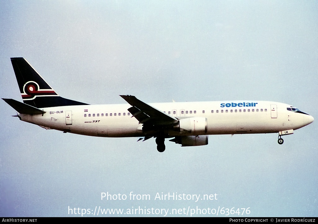 Aircraft Photo of SU-BLM | Boeing 737-4Y0 | Sobelair | AirHistory.net #636476