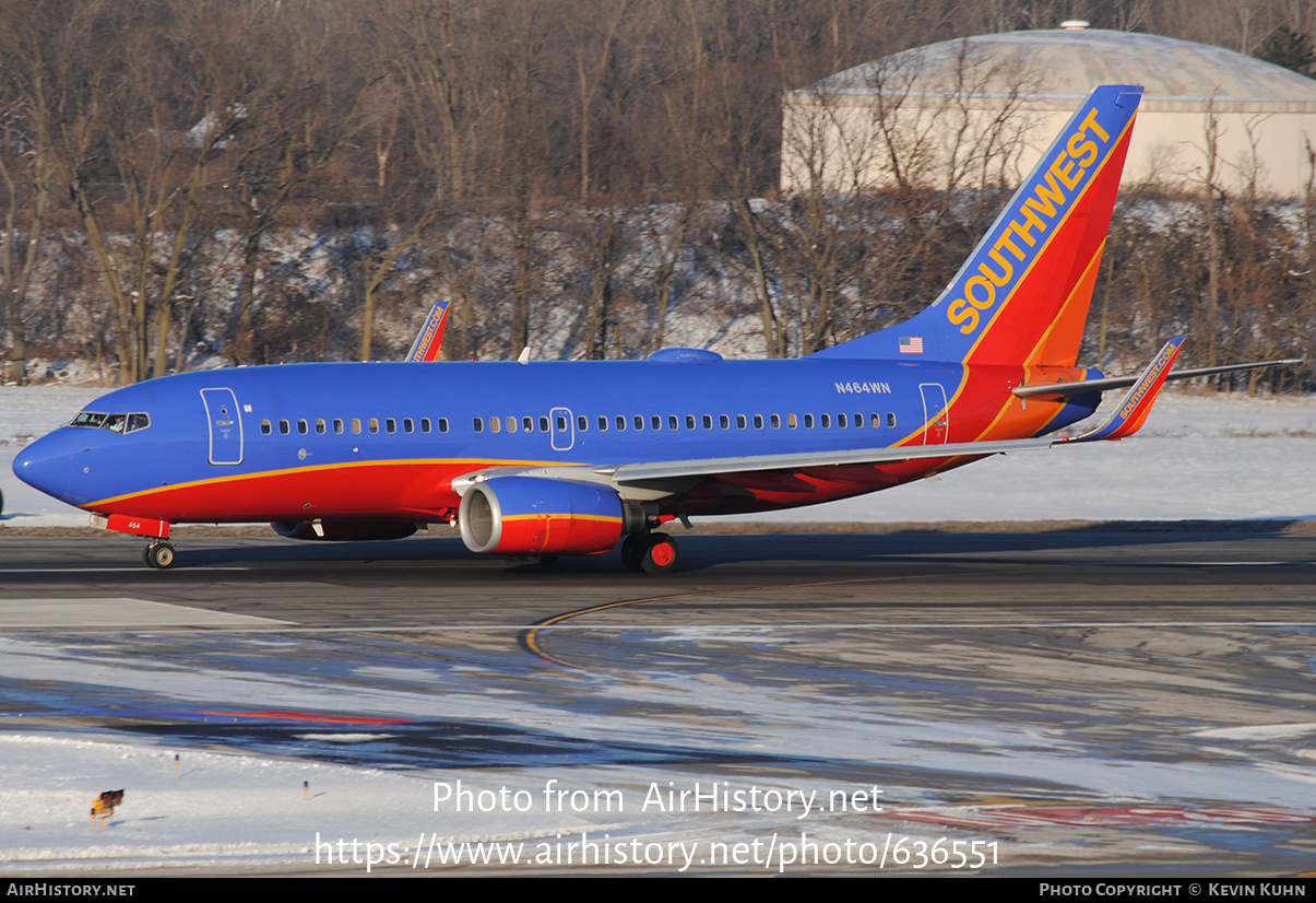 Aircraft Photo of N464WN | Boeing 737-7H4 | Southwest Airlines | AirHistory.net #636551