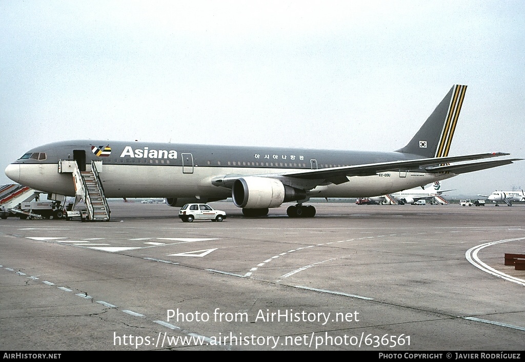 Aircraft Photo of EC-GSU | Boeing 767-3Y0/ER | Asiana Airlines | AirHistory.net #636561