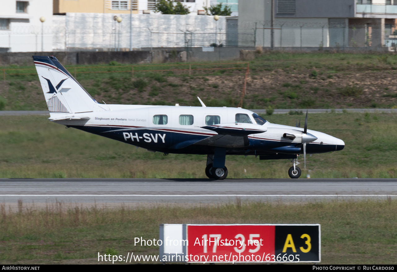 Aircraft Photo of PH-SVY | Piper PA-31T Cheyenne II | Slagboom en Peeters Aerial Surveys | AirHistory.net #636605