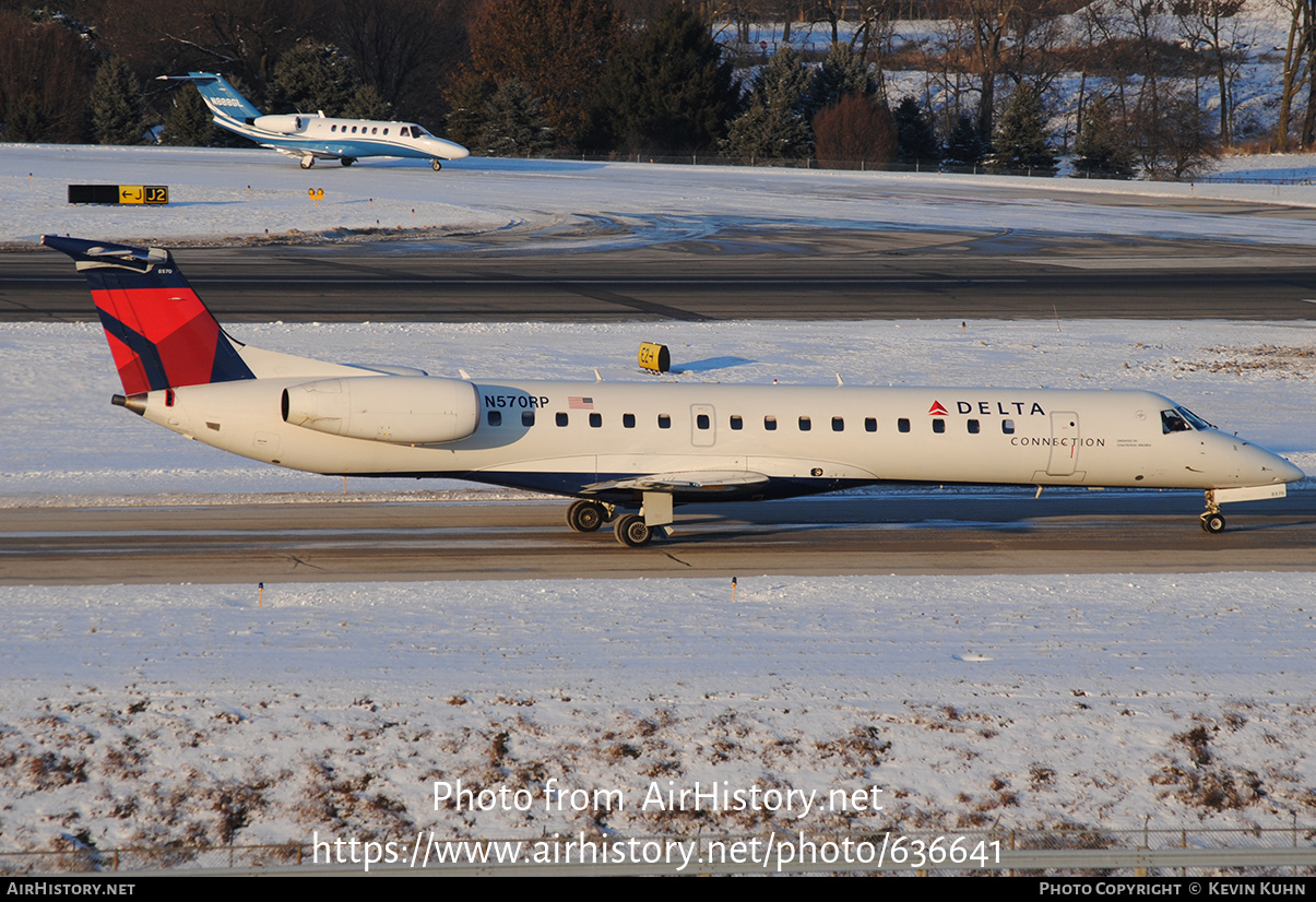 Aircraft Photo of N570RP | Embraer ERJ-145LR (EMB-145LR) | Delta Connection | AirHistory.net #636641