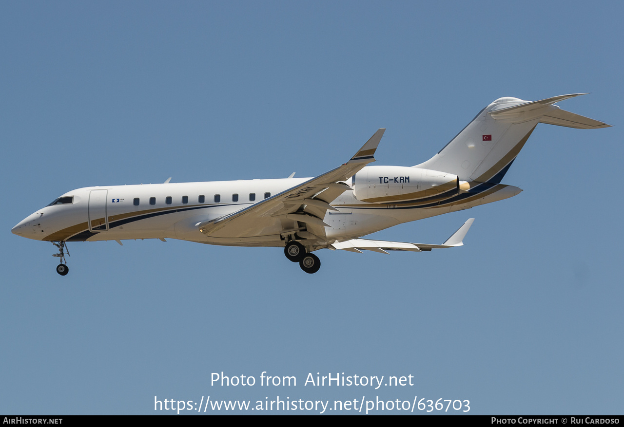 Aircraft Photo of TC-KRM | Bombardier Global 5000 (BD-700-1A11) | AirHistory.net #636703