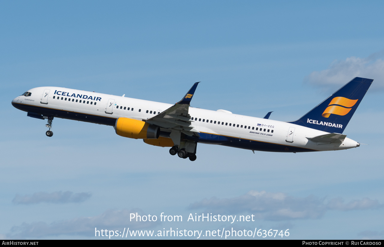 Aircraft Photo of D4-CCG | Boeing 757-208 | Icelandair | AirHistory.net #636746