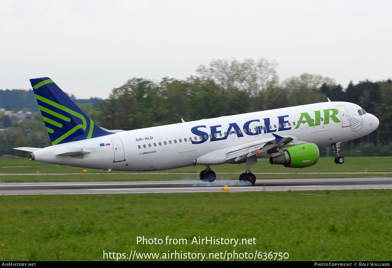 Aircraft Photo of OM-HLD | Airbus A320-211 | Seagle Air | AirHistory.net #636750