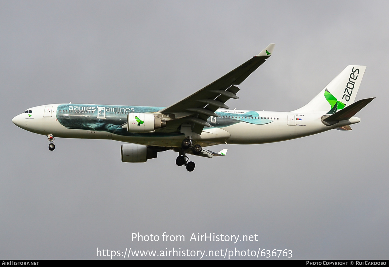 Aircraft Photo of CS-TRY | Airbus A330-223 | Azores Airlines ...