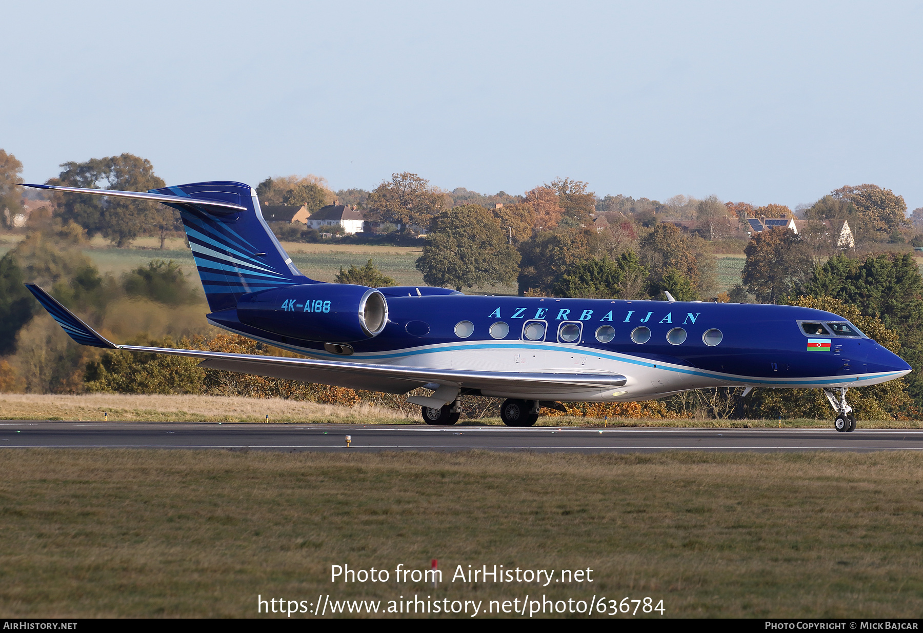 Aircraft Photo of 4K-AI88 | Gulfstream Aerospace G650 (G-VI) | Azerbaijan Government | AirHistory.net #636784