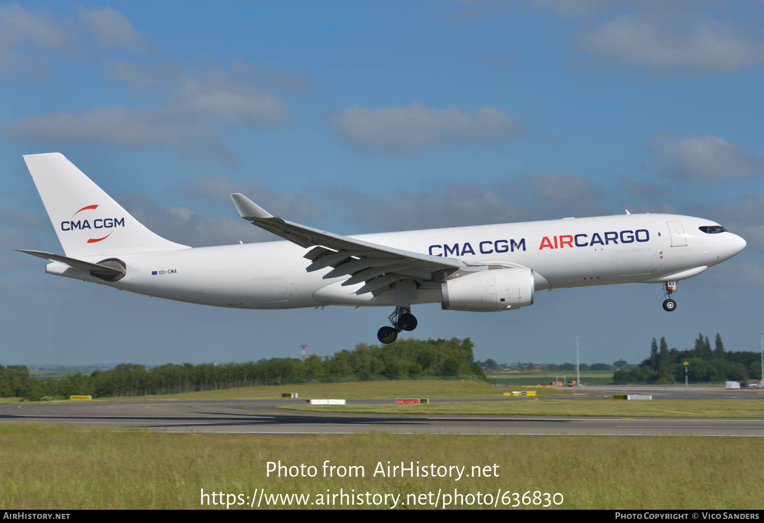 Aircraft Photo of OO-CMA | Airbus A330-243F | CMA CGM Air Cargo | AirHistory.net #636830