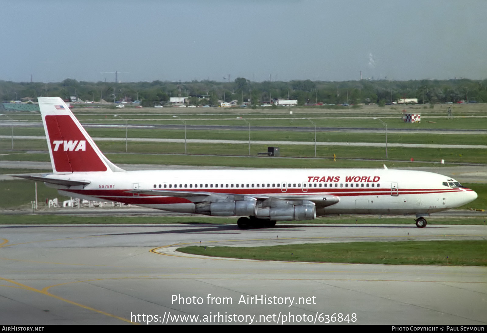 Aircraft Photo of N6789T | Boeing 707-131B | Trans World Airlines - TWA | AirHistory.net #636848