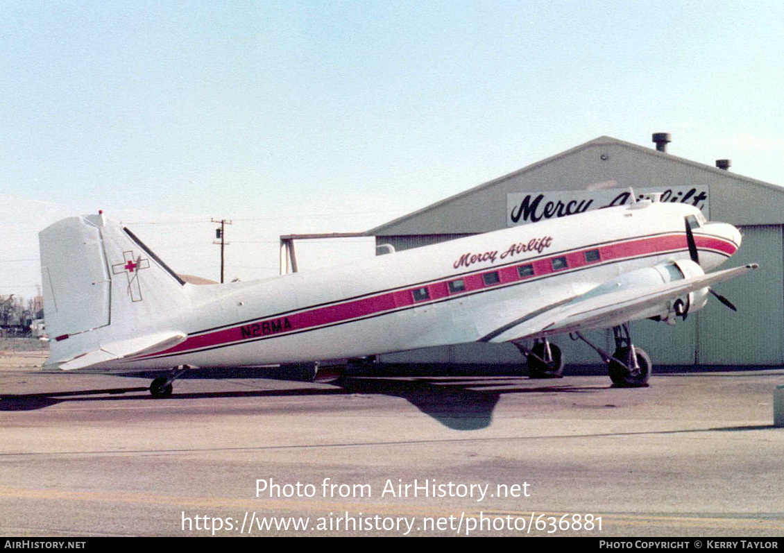 Aircraft Photo of N28MA | Douglas DC-3-G202A | Mercy Airlift | AirHistory.net #636881