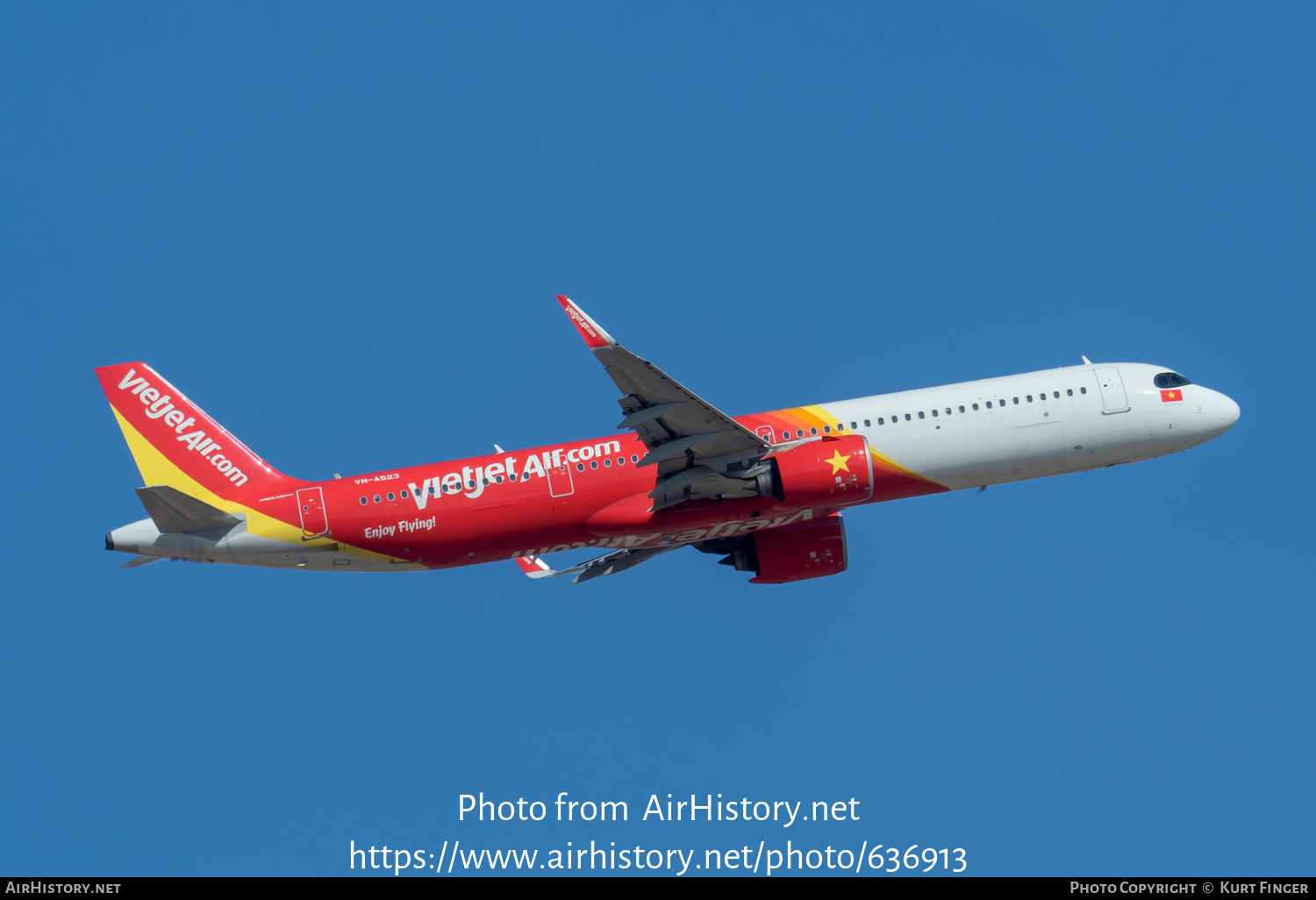 Aircraft Photo of VN-A523 | Airbus A321-271NX | VietJet Air | AirHistory.net #636913