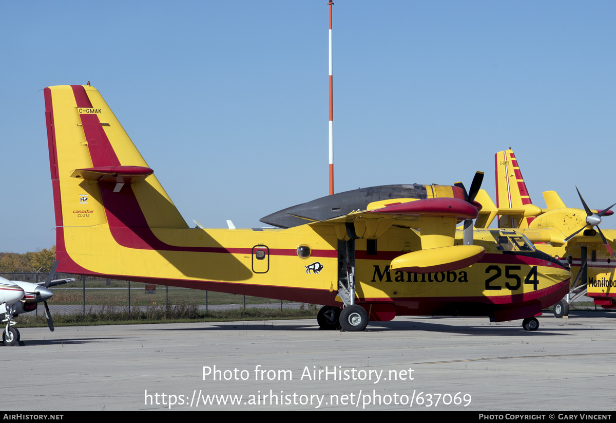 Aircraft Photo of C-GMAK | Canadair CL-215-V (CL-215-1A10) | Manitoba Government Air Service | AirHistory.net #637069