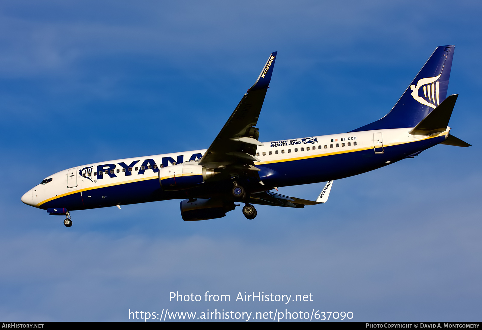 Aircraft Photo of EI-DCD | Boeing 737-8AS | Ryanair | AirHistory.net #637090