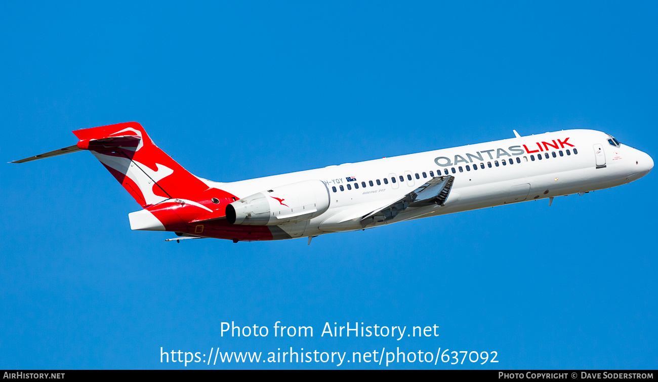 Aircraft Photo of VH-YQY | Boeing 717-2K9 | QantasLink | AirHistory.net #637092