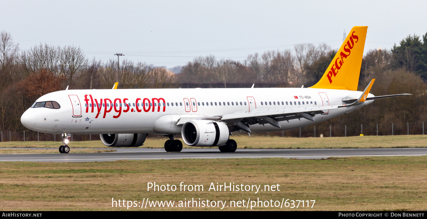 Aircraft Photo of TC-RDH | Airbus A321-251NX | Pegasus Airlines | AirHistory.net #637117