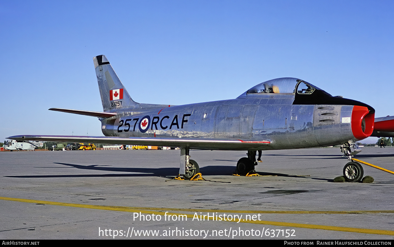 Aircraft Photo of 23257 | Canadair CL-13A Sabre 5 | Canada - Air Force | AirHistory.net #637152