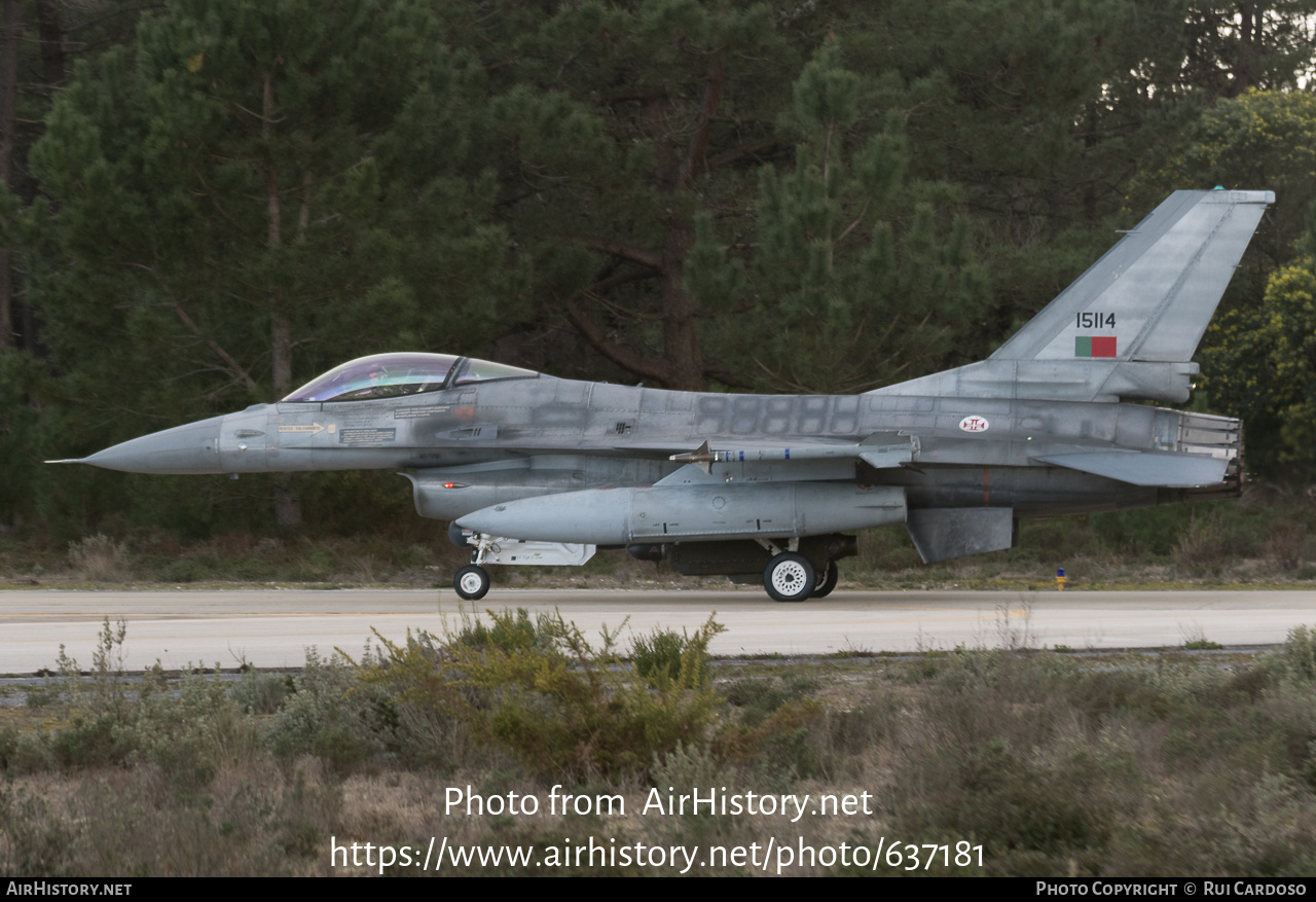 Aircraft Photo of 15114 | Lockheed F-16AM Fighting Falcon | Portugal - Air Force | AirHistory.net #637181