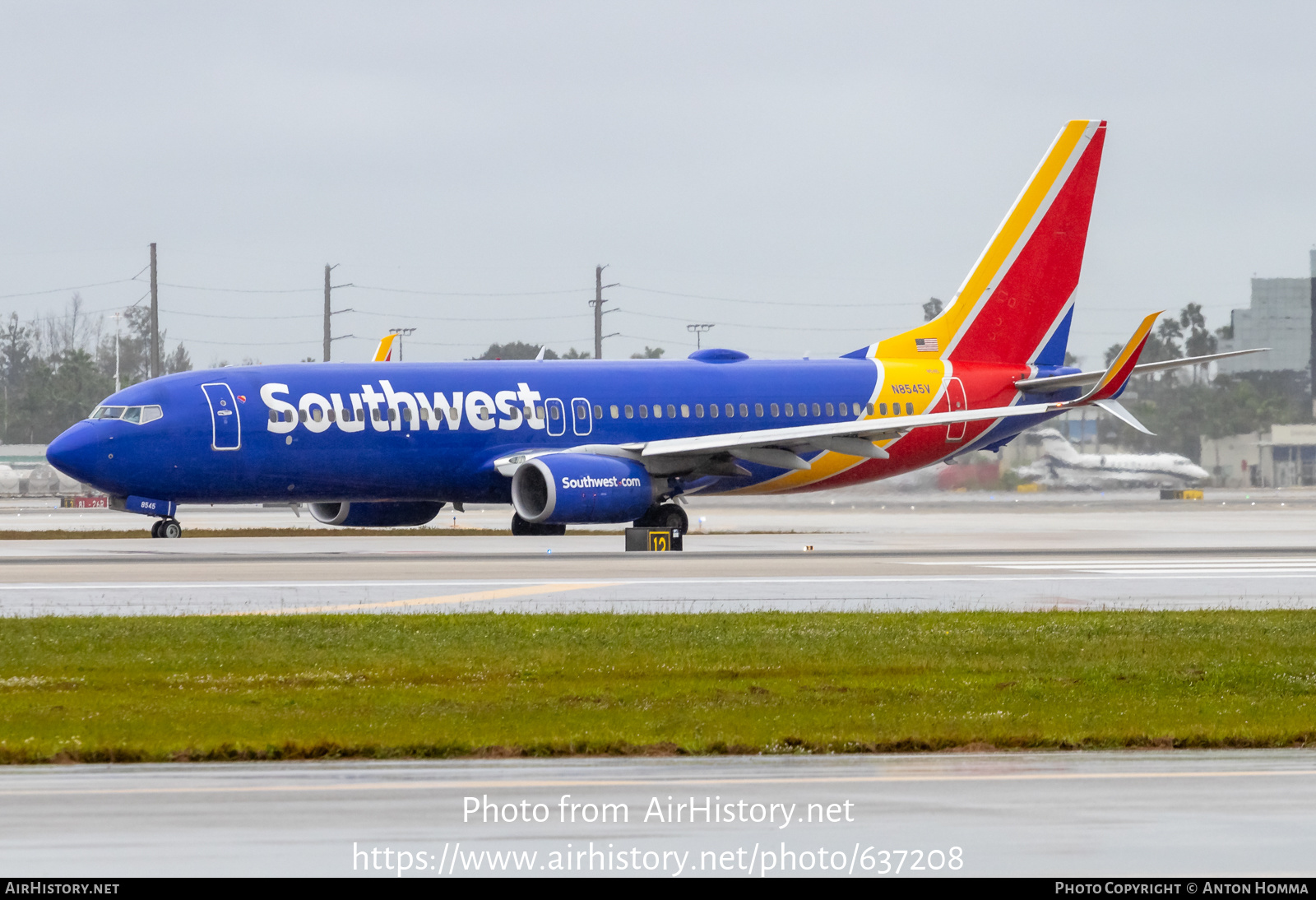 Aircraft Photo of N8545V | Boeing 737-800 | Southwest Airlines | AirHistory.net #637208