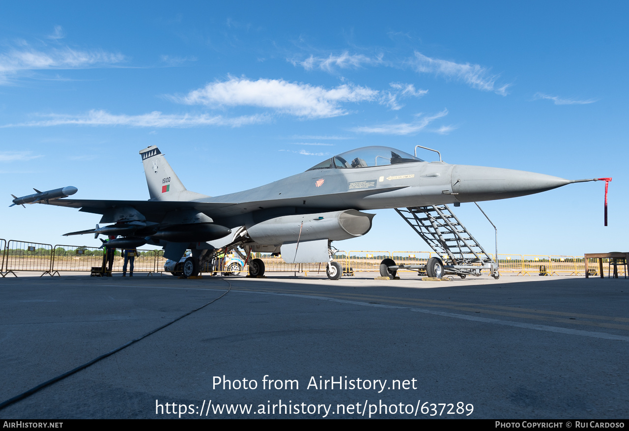 Aircraft Photo of 15100 | General Dynamics F-16A Fighting Falcon | Portugal - Air Force | AirHistory.net #637289