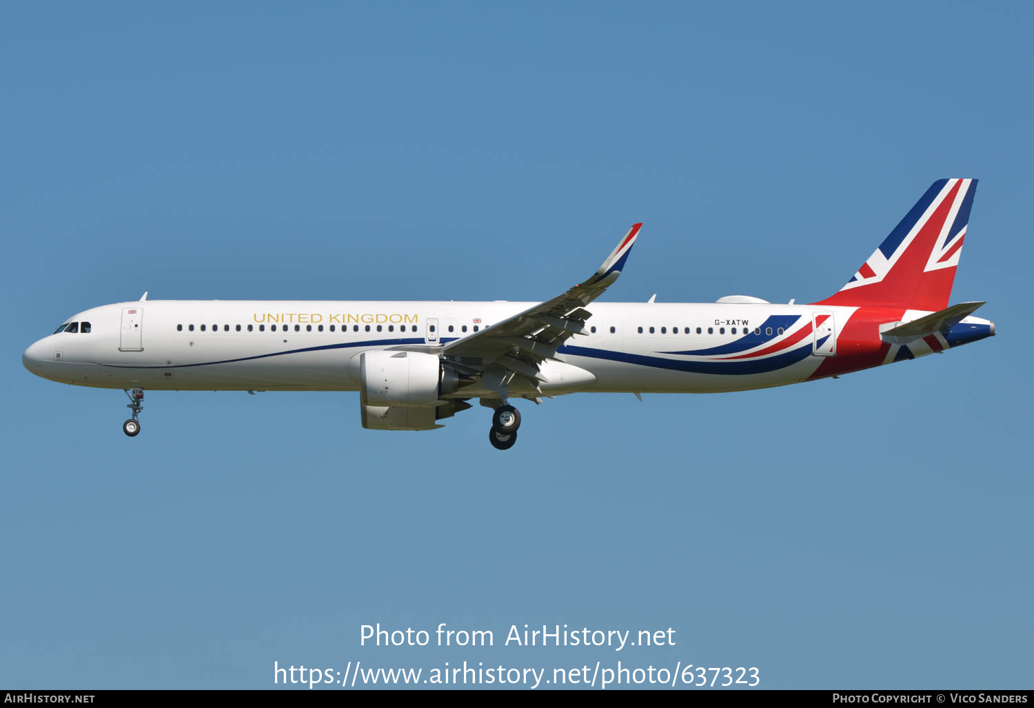 Aircraft Photo of G-XATW | Airbus A321-251N | United Kingdom Government | AirHistory.net #637323