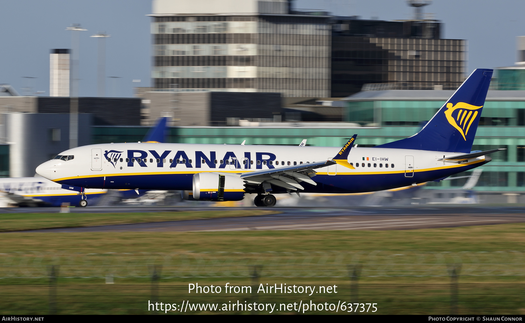 Aircraft Photo of EI-IHW | Boeing 737-8200 Max 200 | Ryanair | AirHistory.net #637375