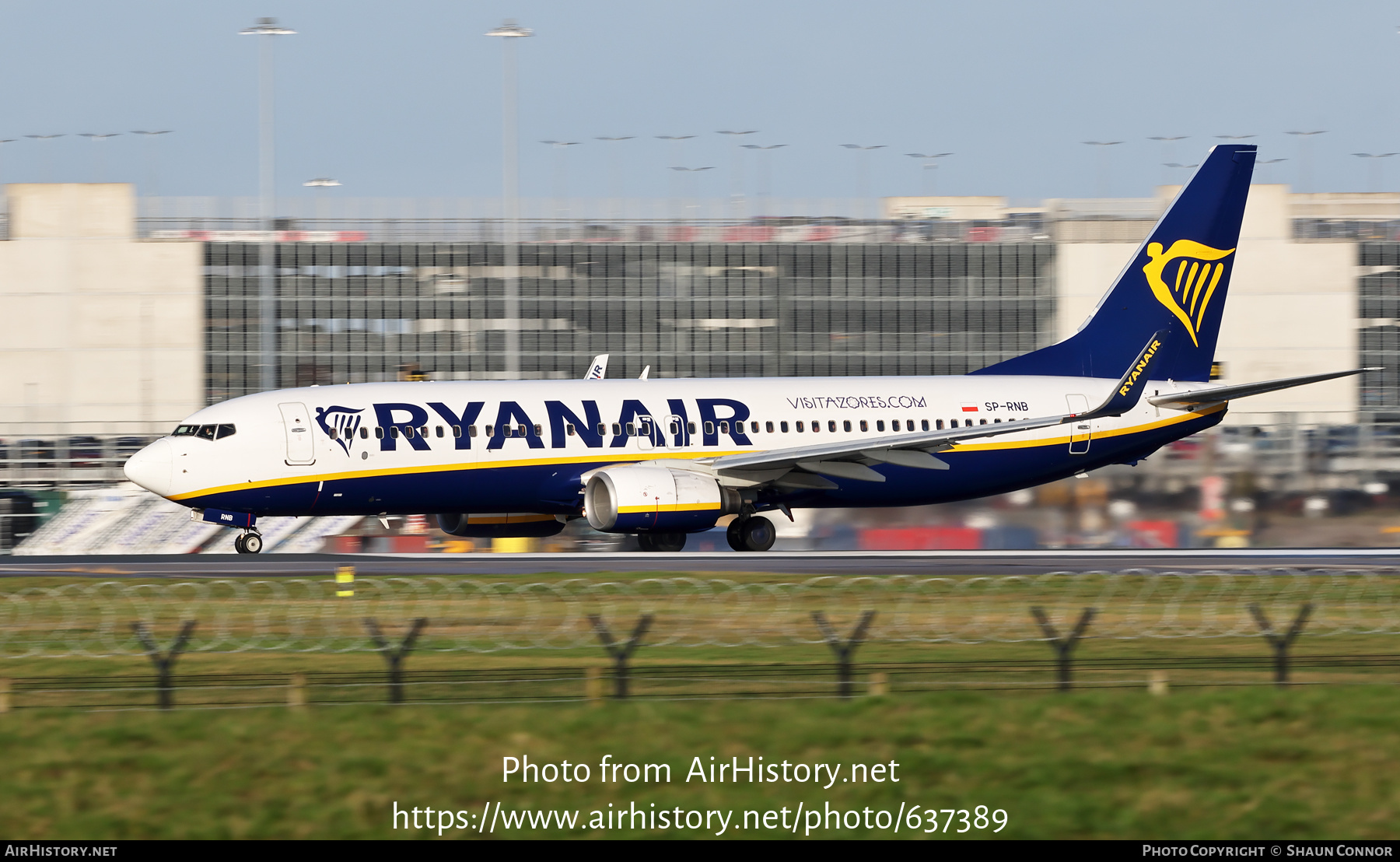 Aircraft Photo of SP-RNB | Boeing 737-8AS | Ryanair | AirHistory.net #637389