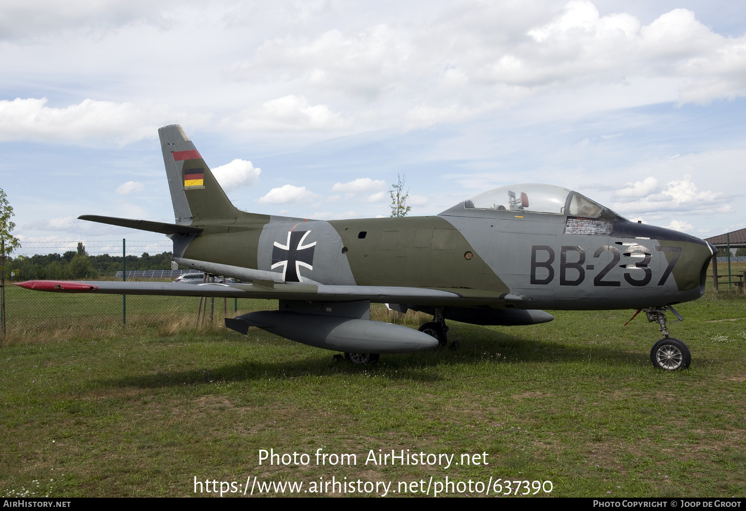 Aircraft Photo of BB-237 | Canadair CL-13A Sabre 5 | Germany - Air Force | AirHistory.net #637390