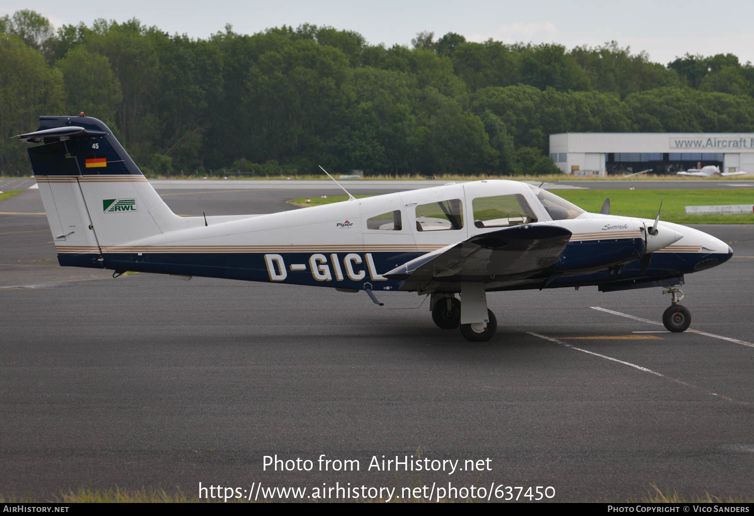 Aircraft Photo of D-GICL | Piper PA-44-180 Seminole | RWL German Flight Academy | AirHistory.net #637450