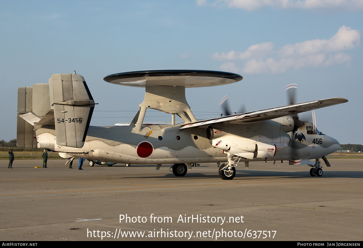 Aircraft Photo of 54-3456 | Grumman E-2C Hawkeye | Japan - Air Force | AirHistory.net #637517