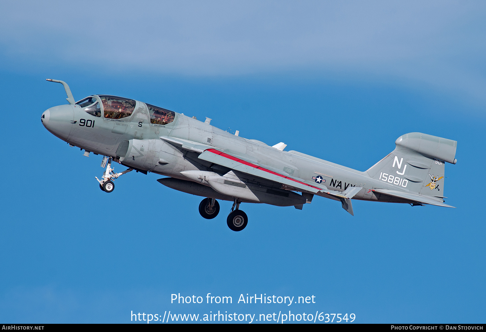 Aircraft Photo of 158810 | Grumman EA-6B Prowler (G-128) | USA - Navy | AirHistory.net #637549