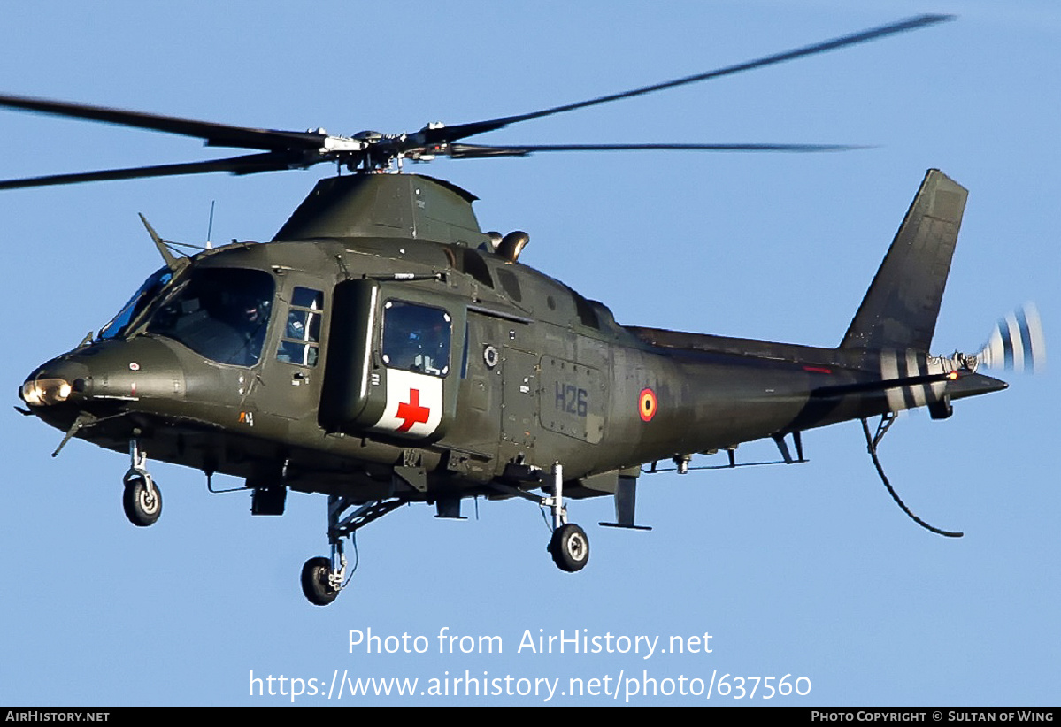 Aircraft Photo of H26 | Agusta A-109BA | Belgium - Air Force | AirHistory.net #637560