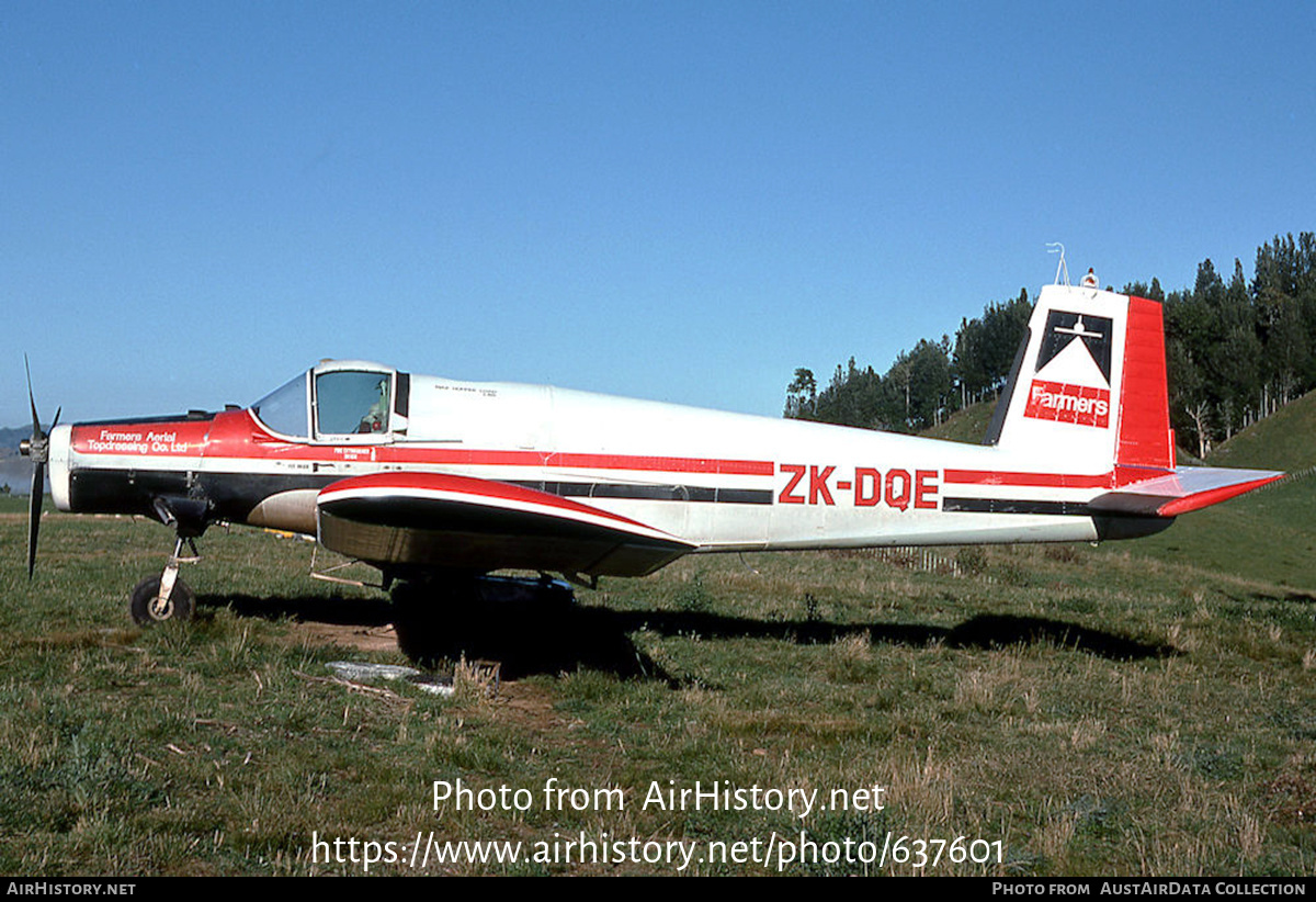 Aircraft Photo of ZK-DQE | Fletcher FU-24M-950 | Farmers Aerial Topdressing | AirHistory.net #637601