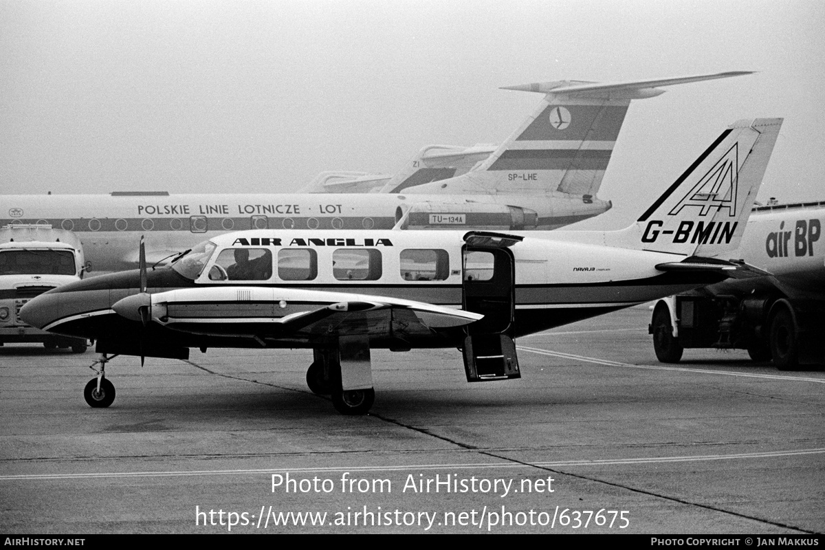 Aircraft Photo of G-BMIN | Piper PA-31-350 Navajo Chieftain | Air Anglia | AirHistory.net #637675