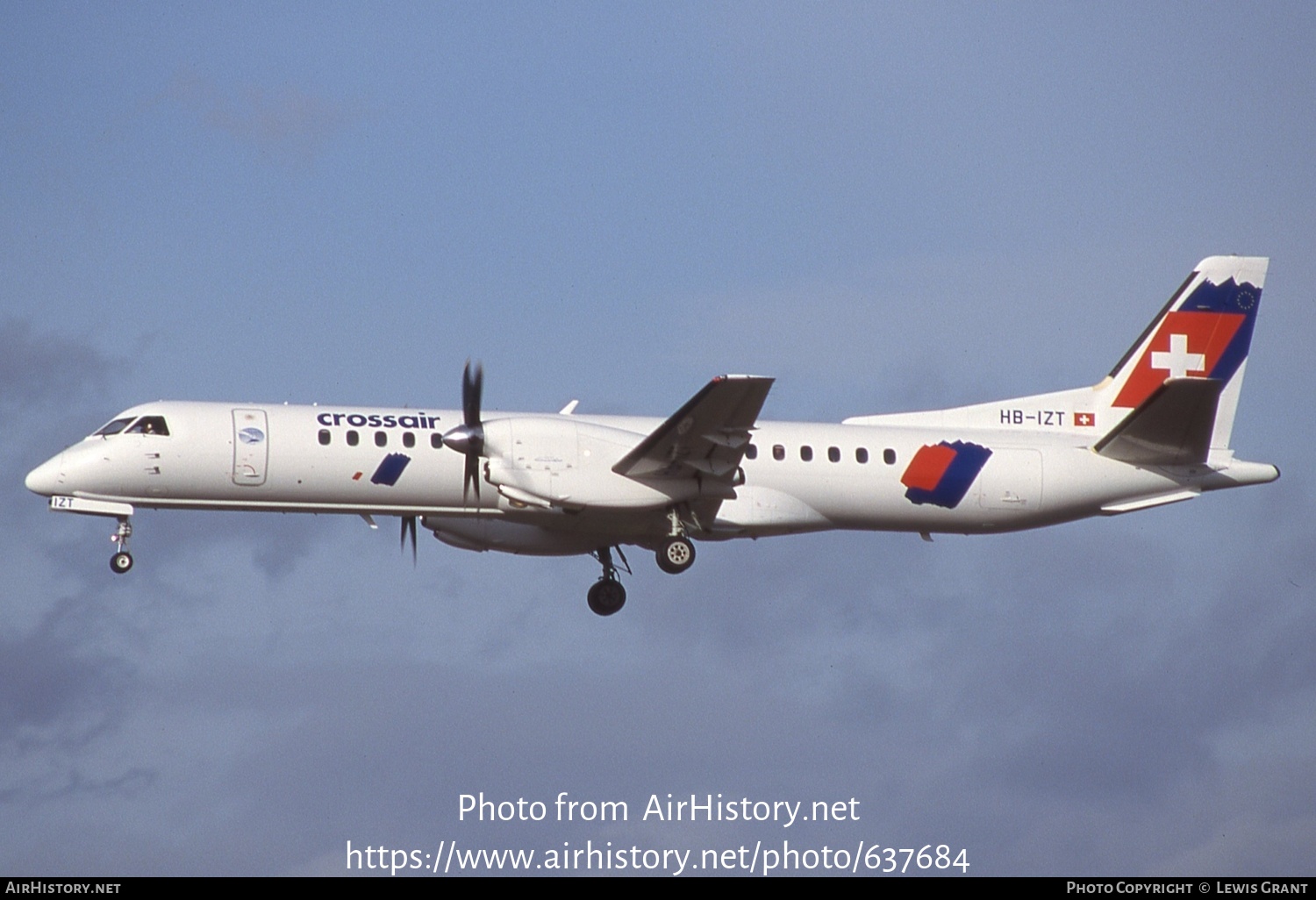 Aircraft Photo of HB-IZT | Saab 2000 | Crossair | AirHistory.net #637684