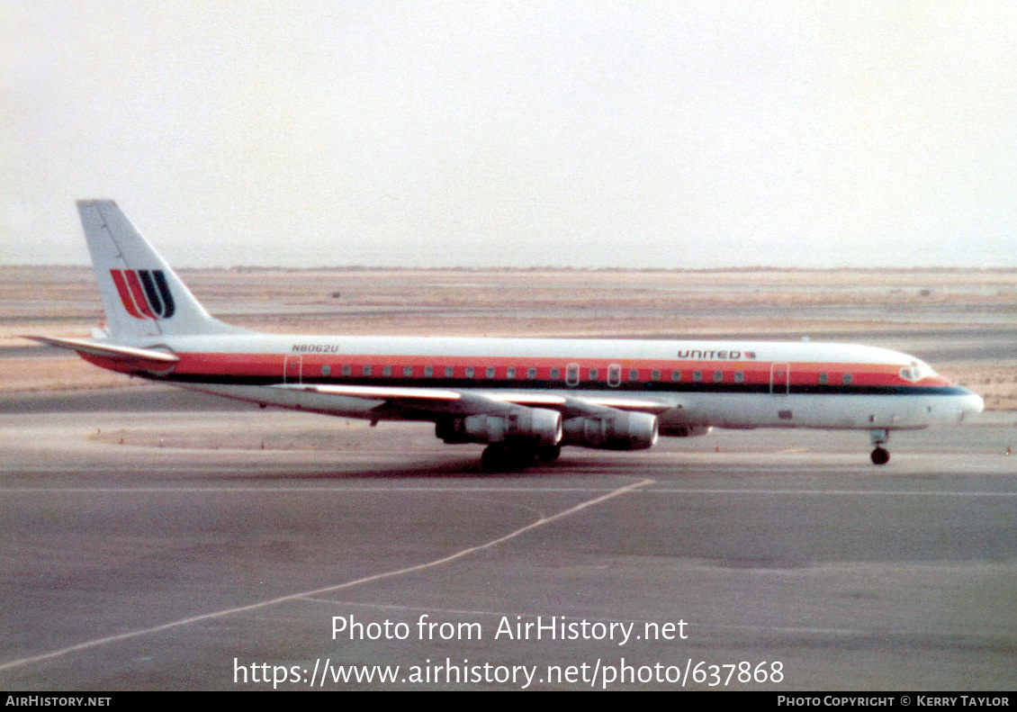 Aircraft Photo of N8062U | Douglas DC-8-52 | United Airlines | AirHistory.net #637868