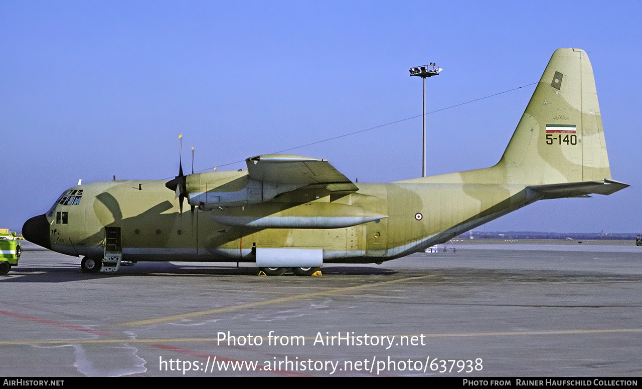 Aircraft Photo of 5-140 / ۱۴۰ | Lockheed C-130H Hercules | Iran - Air Force | AirHistory.net #637938