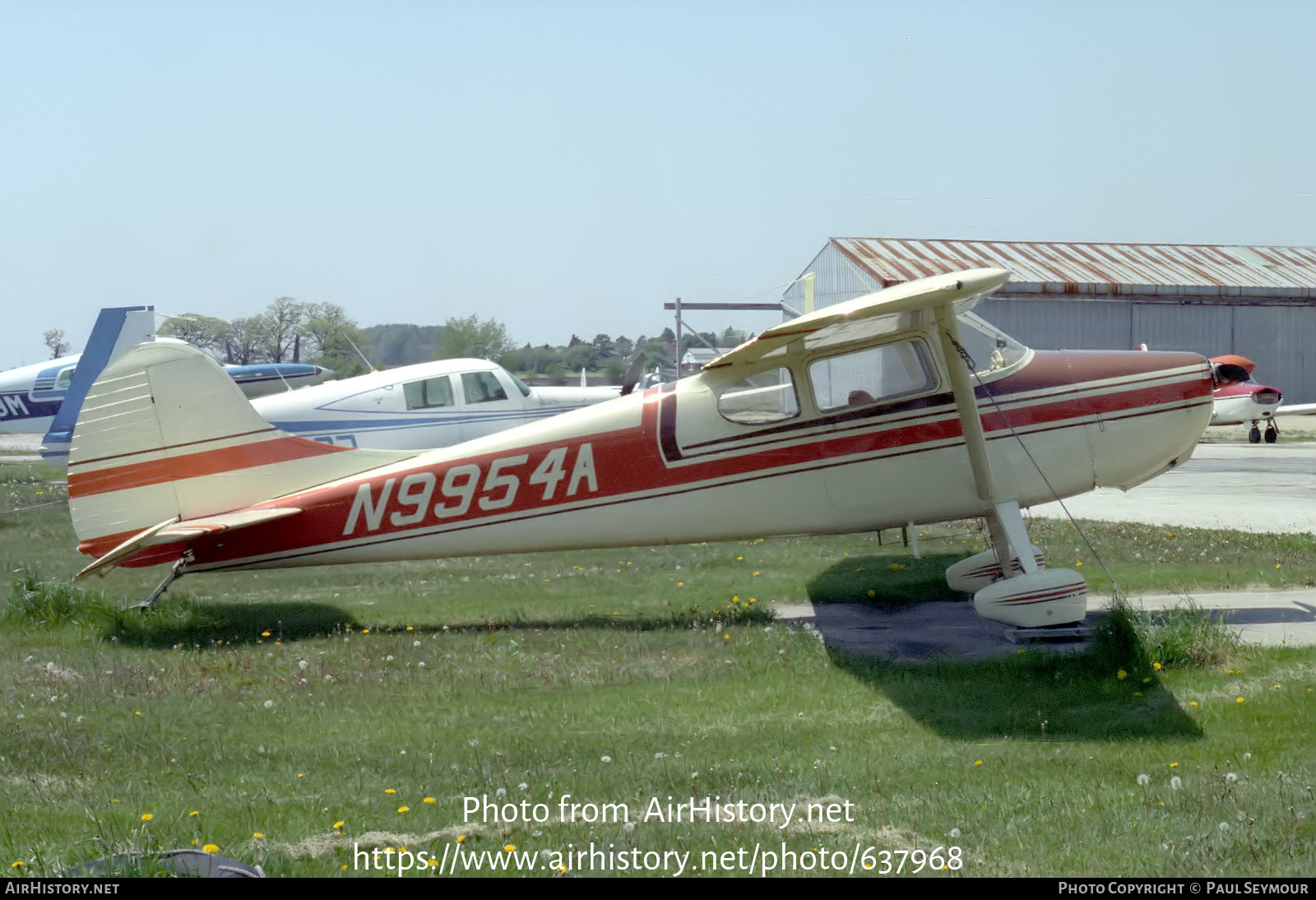 Aircraft Photo of N9954A | Cessna 170A | AirHistory.net #637968