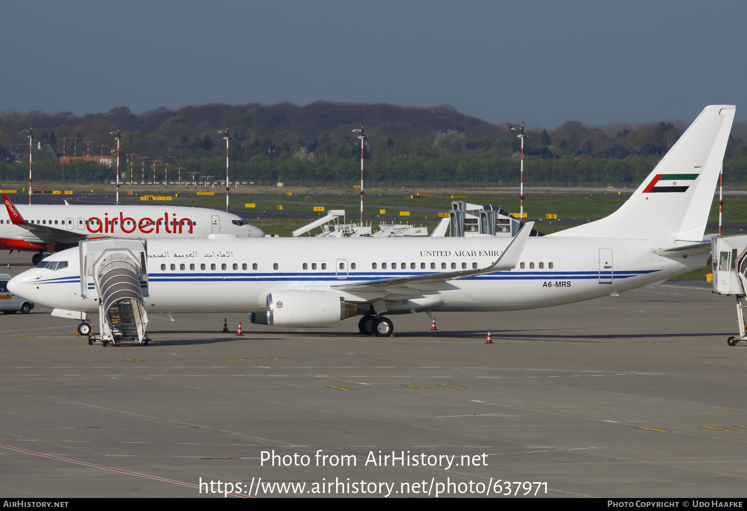 Aircraft Photo of A6-MRS | Boeing 737-8E0 BBJ2 | United Arab Emirates Government | AirHistory.net #637971