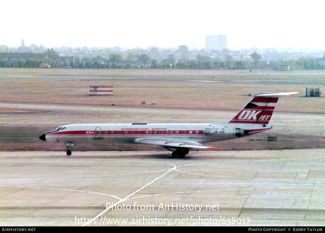 Aircraft Photo of OK-AFA | Tupolev Tu-134A | ČSA - Československé Aerolinie - Czechoslovak Airlines | AirHistory.net #638017