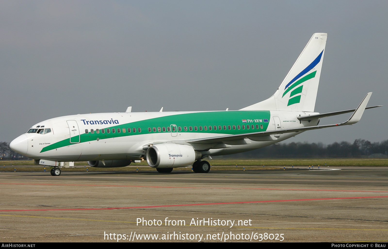 Aircraft Photo of PH-XRW | Boeing 737-7K2 | Transavia | AirHistory.net #638025