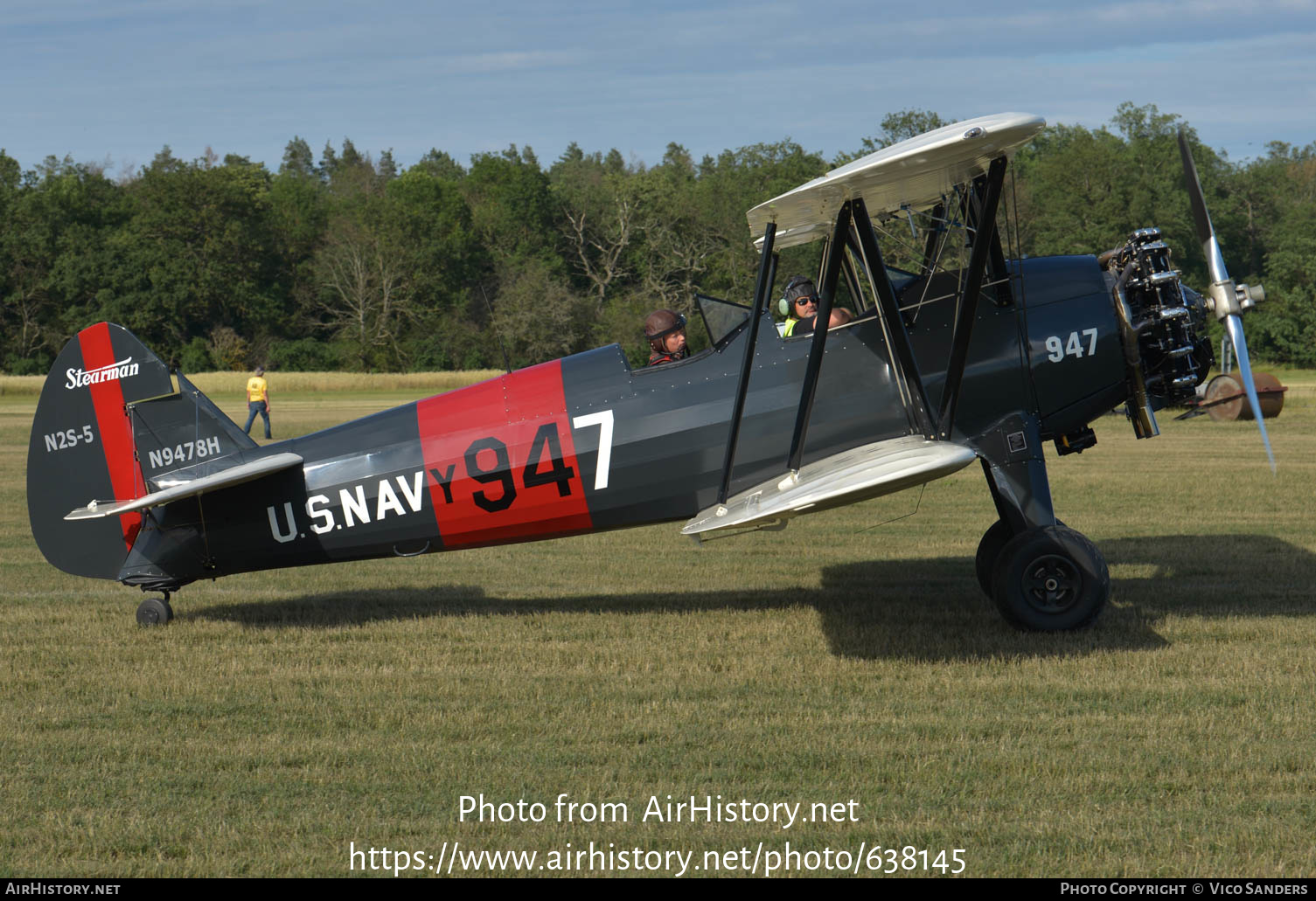 Aircraft Photo of N9478H / 947 | Boeing B75N1 Stearman | USA - Navy | AirHistory.net #638145